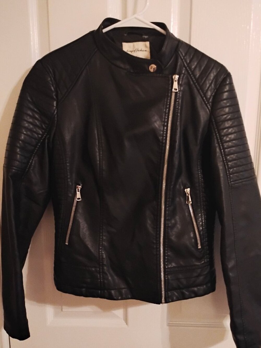 XL Faux Leather Jacket